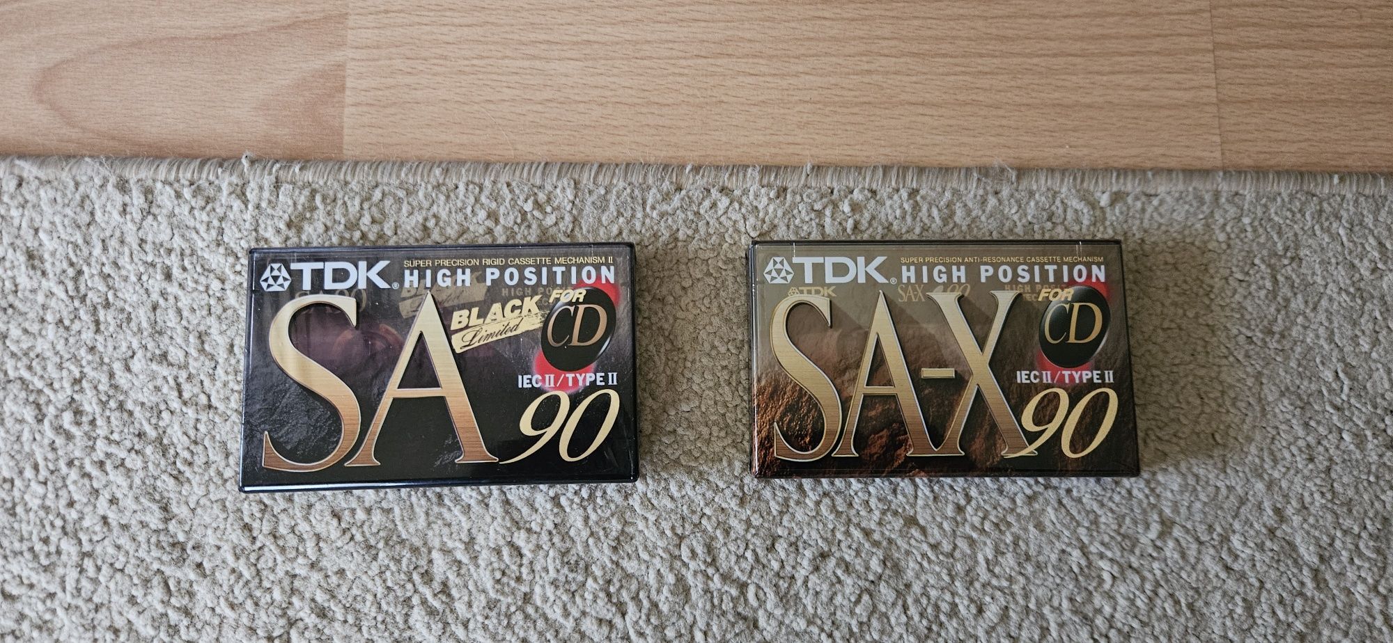 Casete audio  crom Maxell, Agfa TDK si BASF  sigilate