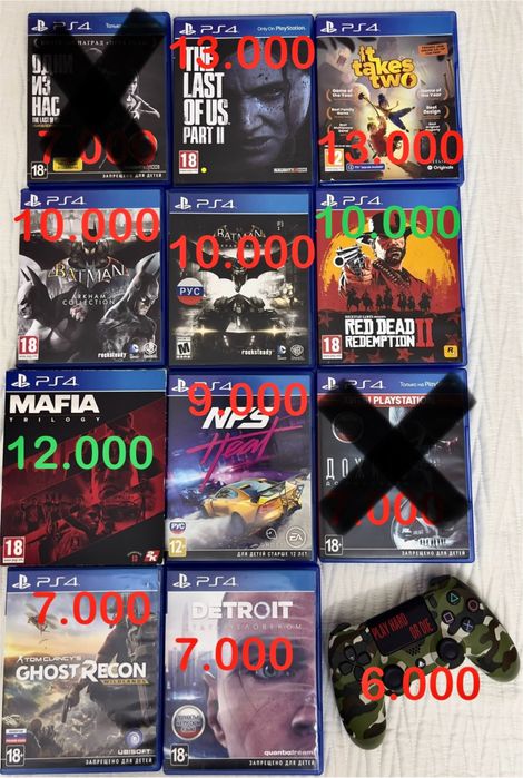 Игры на ПС 4 PS5