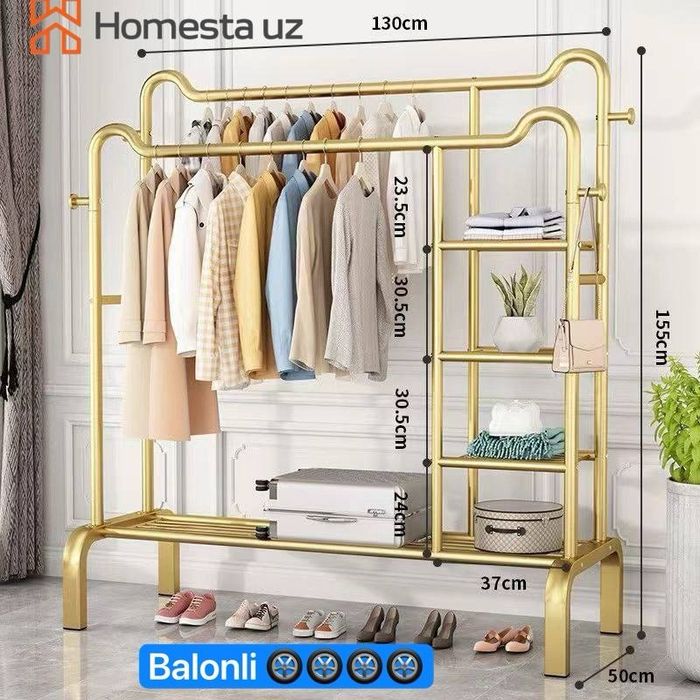 Gold. Garderop. Balonli