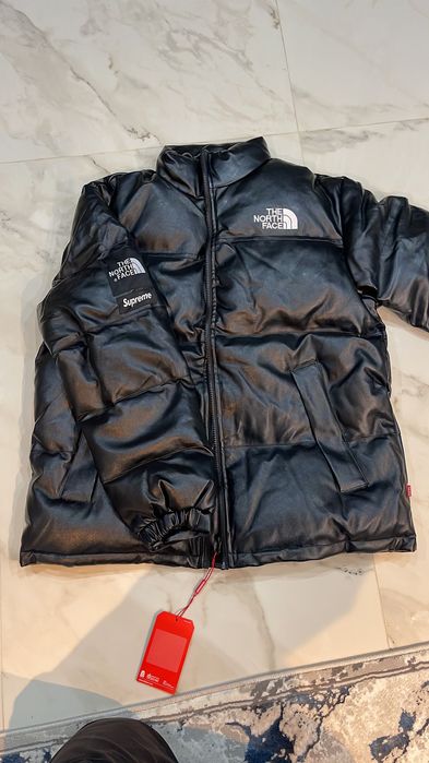 Geacă de piele The North Face X Supreme