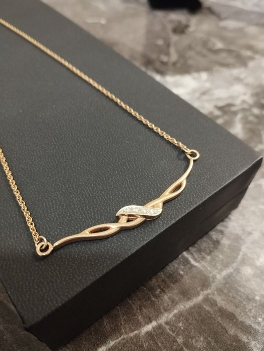 Золотое красивое колье 585 проба Россия