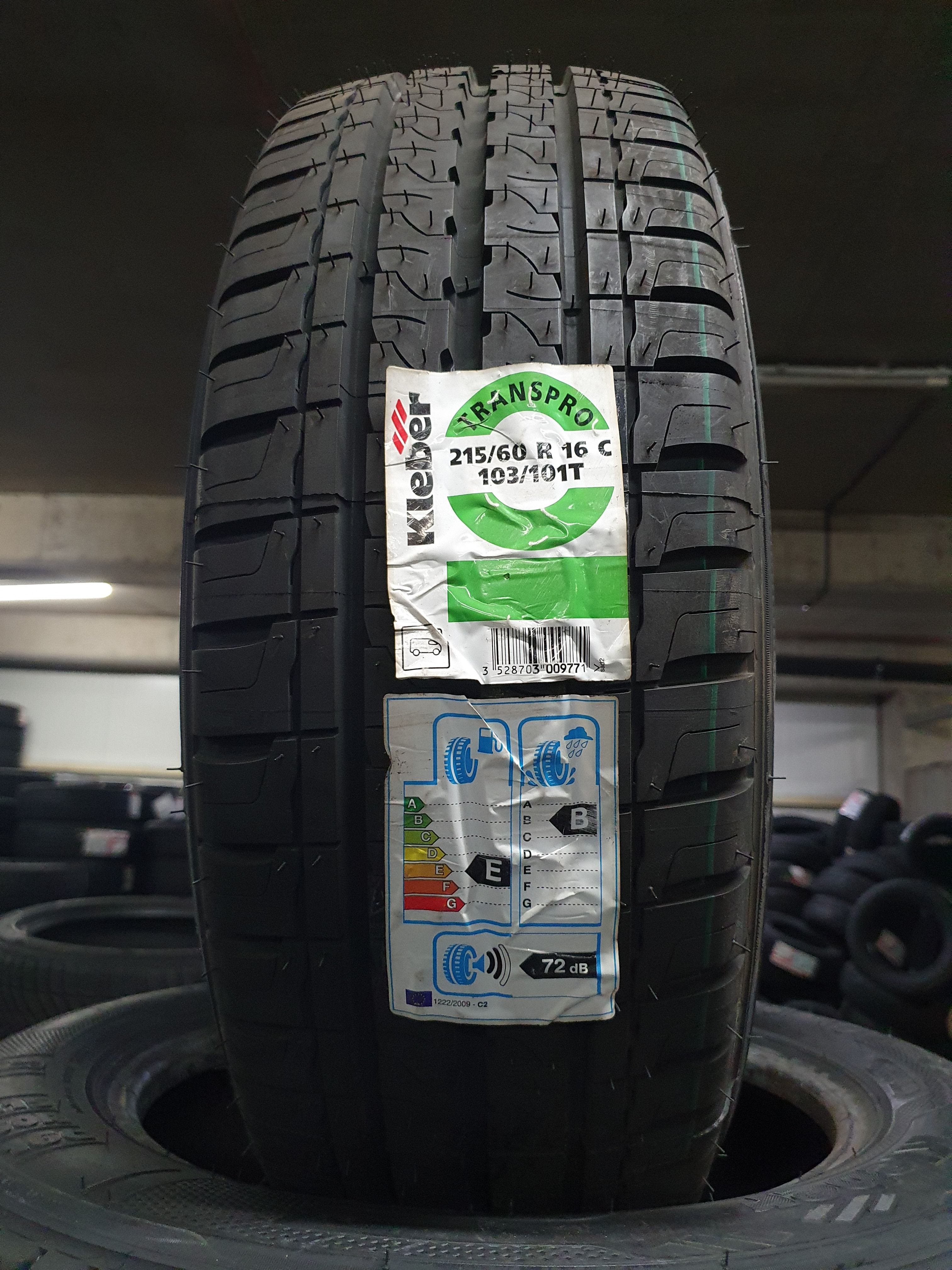 KLEBER 215/60R16C 103/101T TL TRANSPRO*0318
