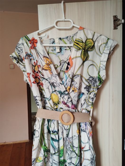 Дълга рокля с колан