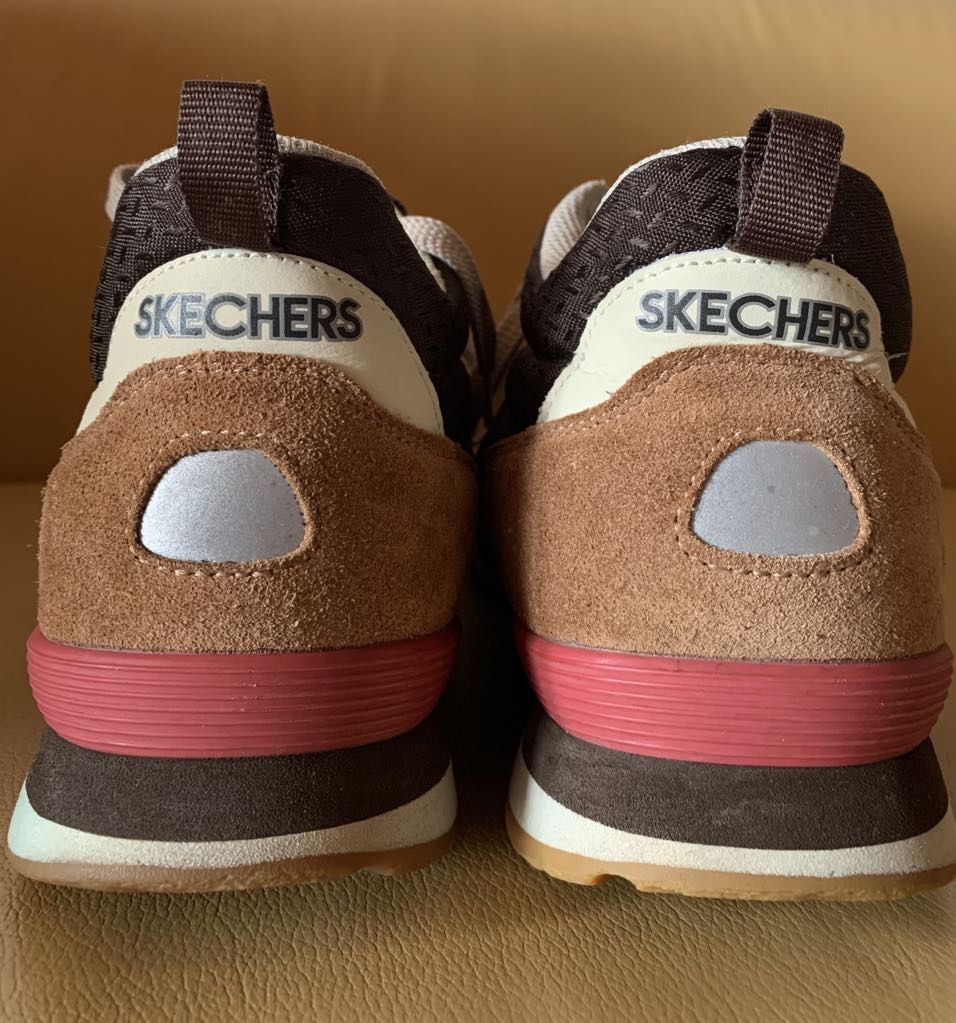 Мужские кроссовки «SKECHERS» 42-размера / оригинал / НАТУРАЛЬНАЯ КОЖА