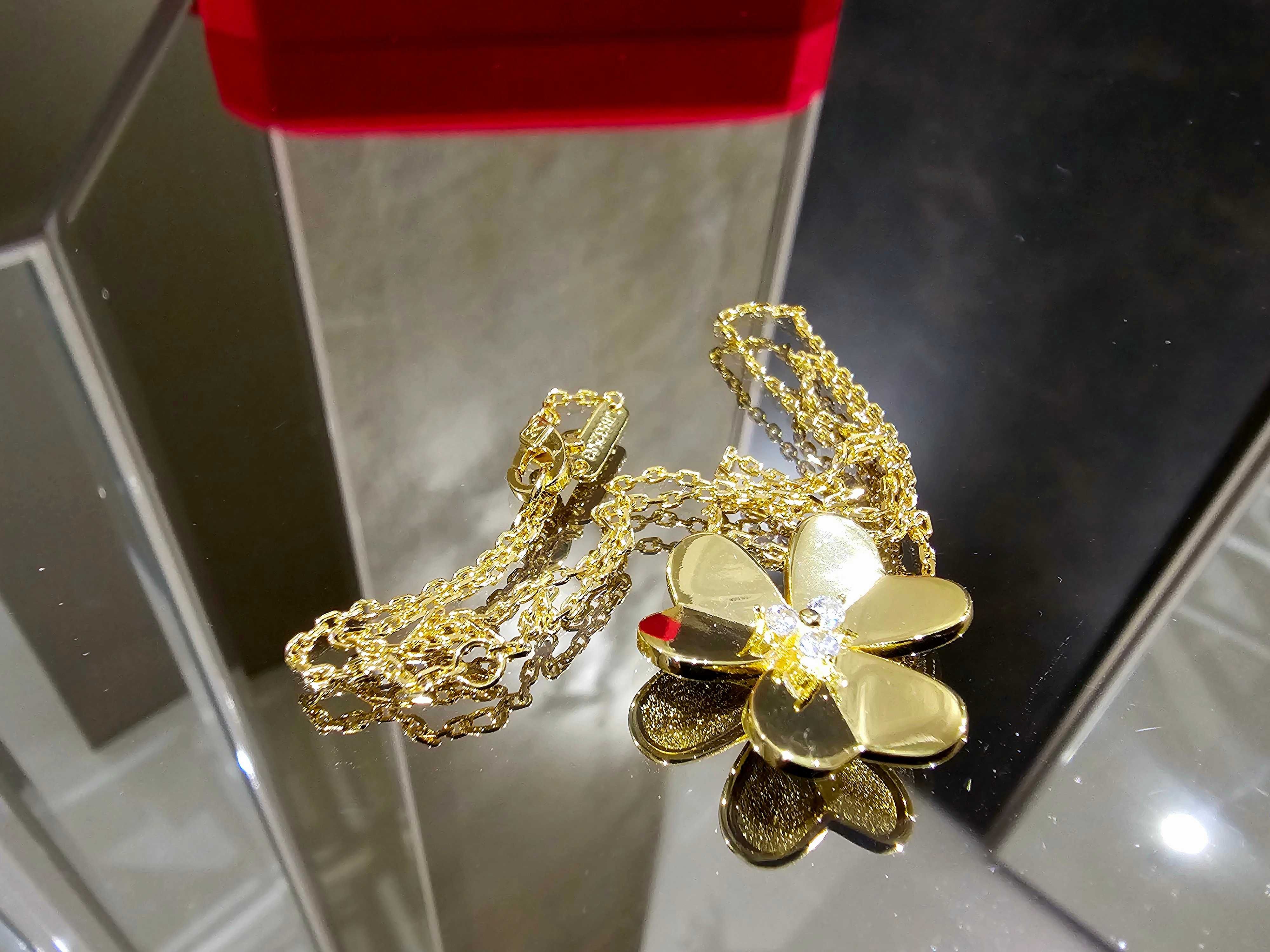 Van Cleef & Arpels VCA Gold Frivole Large Diamond Дамско Колие