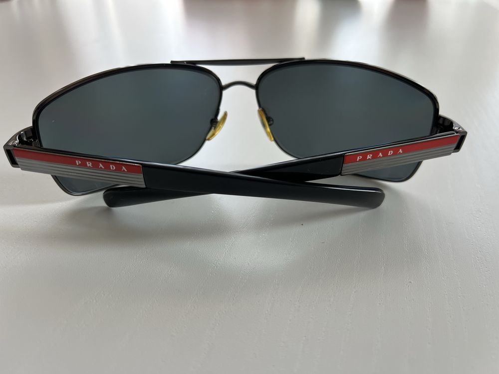Слънчеви очила Prada - Italy Polarized Mirrored Aviator Sunglasses