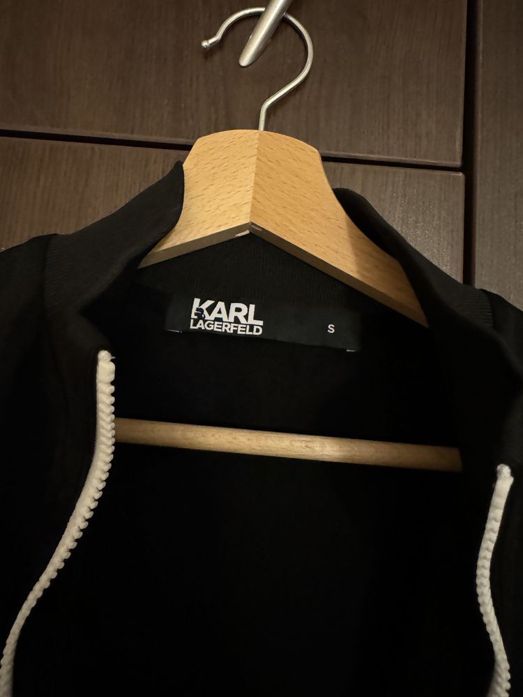 Karl Lagerfeld Zip Up Sweatshirt