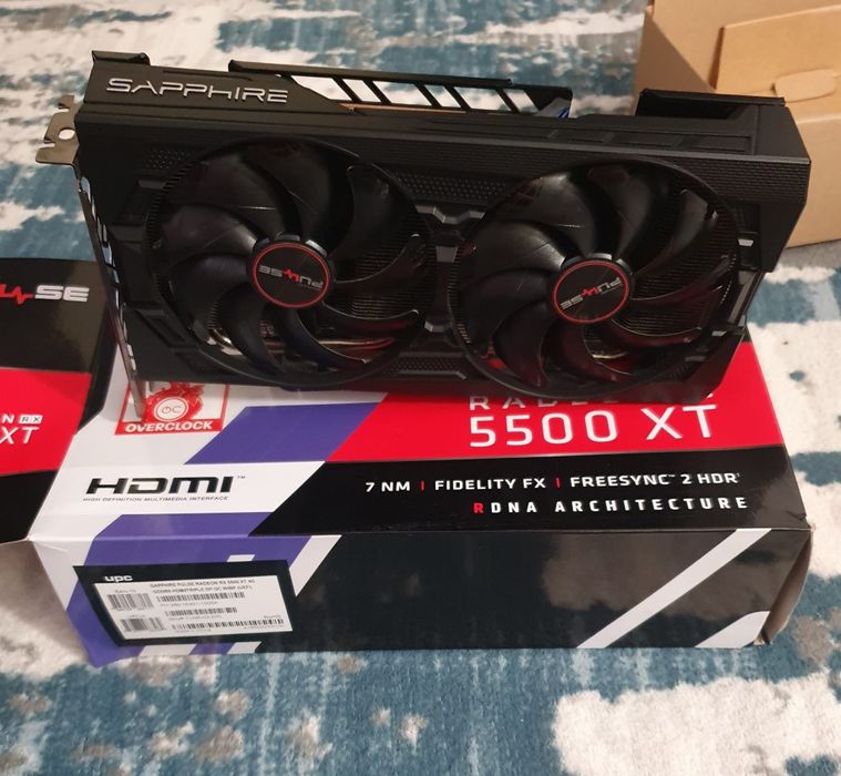 Placa Video AMD Radeon RX 5500 XT 4GB