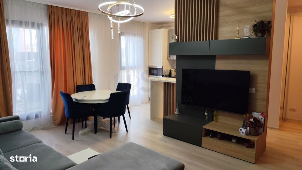 Apartament 3 camere Pipera OMV l complet mobilat si utilat l loc de pa
