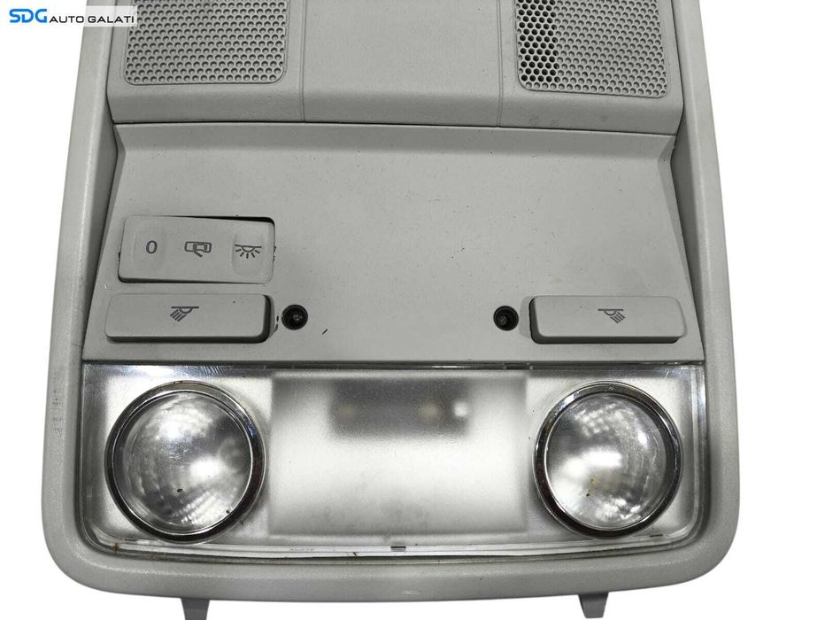 Lampa Iluminare Habitaclu Plafon Plafoniera cu Lumini Ambientala si Suport Ochelari Spatiu Depozitare Volkswagen Passat B6 2005 - 2010 Cod 1K0947133H 3C0867489C 1K0868837E [LR1616]