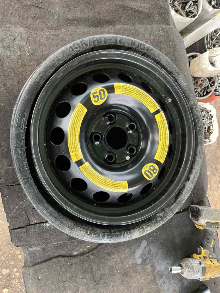 Резервна гума патерица Vw Tuareg 195/80/17 5x120 R5 7L6601027b et40