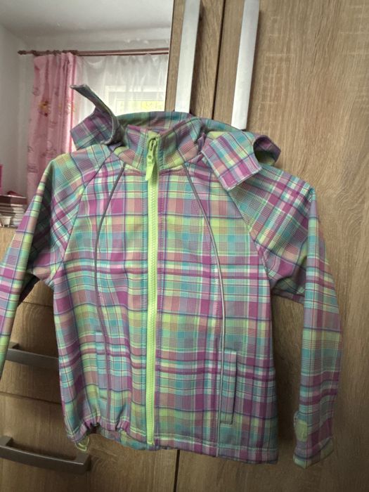 Geacă vânt cu polar, Noriel, pentru fete 4-5 ani