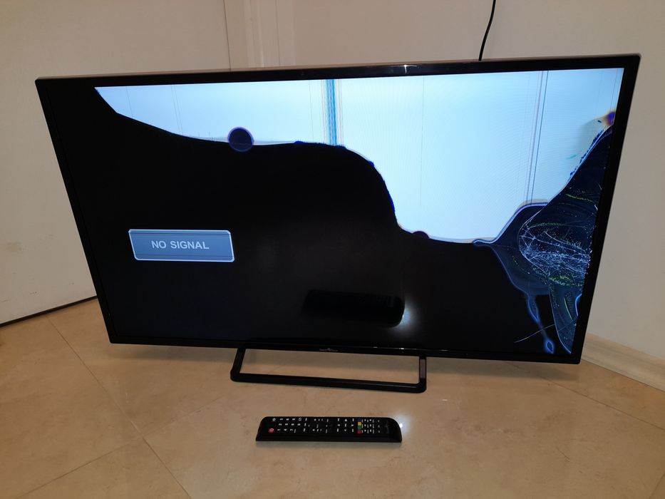 Смарт лед телевизор 40 инча за части с дистанционно! Спешно и изгодно!