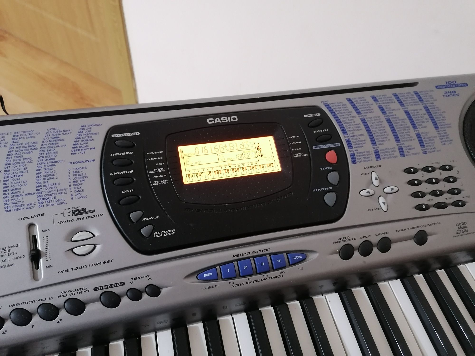 CASIO CTK-671 pian digital dinamic orgă electronică