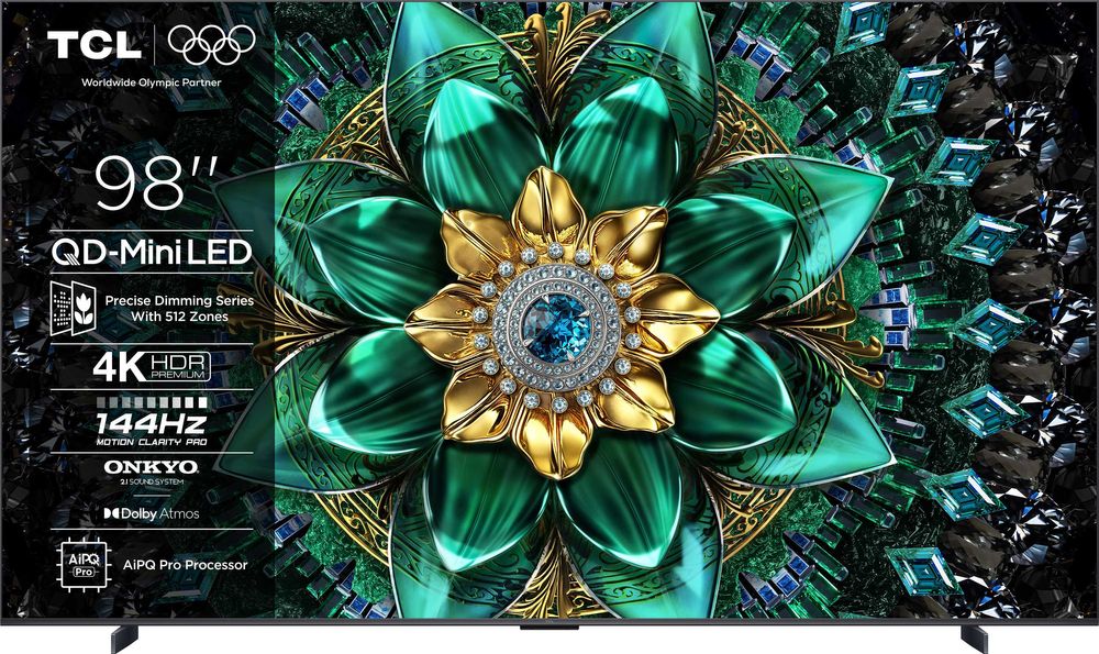 Телевизор TCL 98 C6К Premium 4K QD-Mini LED 144hz  (2025 новинки)