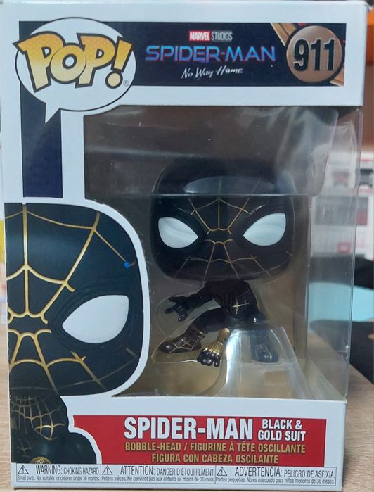 Funko POP! No Way Home Spider-Man (Black & Gold Suit)