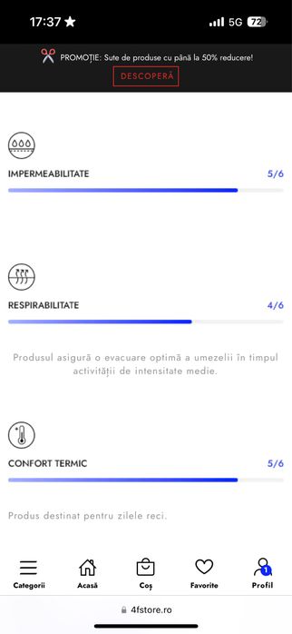 Oferta Pantaloni schi/snowboard barbati 4F noi