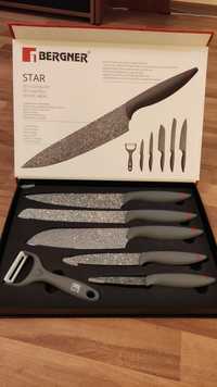 Чисто НОВ Комплект 6 ножа Bergner Star