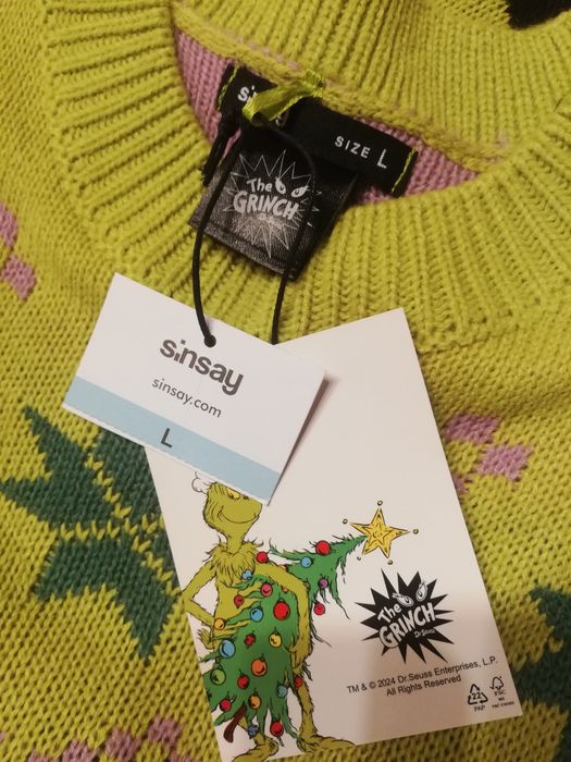 Pulover Grinch Sinsay Marime L