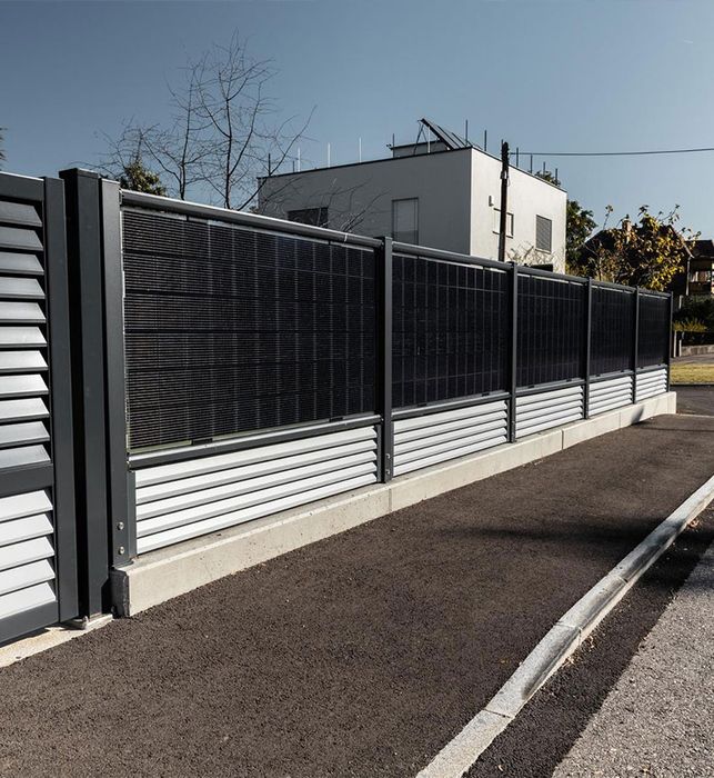 Garduri panouri fotovoltaice ,sistem gard solar