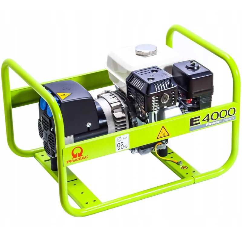Generator de curent PRAMAC E4000, 3.1 kW, 220V, benzina, Made in Italy