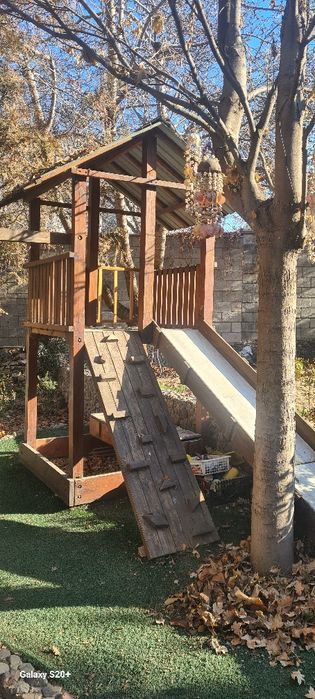 Детский городок деревянный