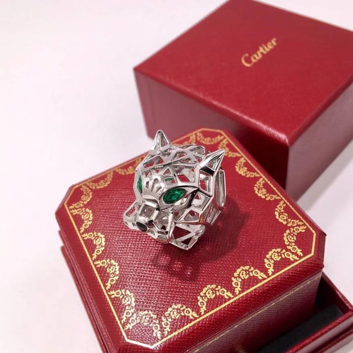 Позлатени пръстени Panthere de Cartier