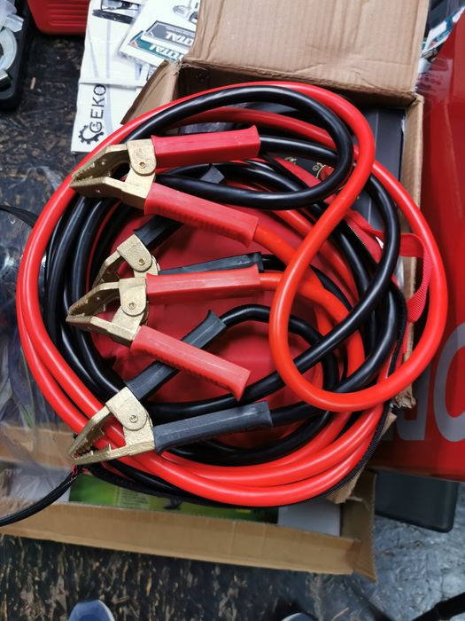 Cabluri pornire 5m-2000AH profi groase+clesti cupru!Cabluri camion