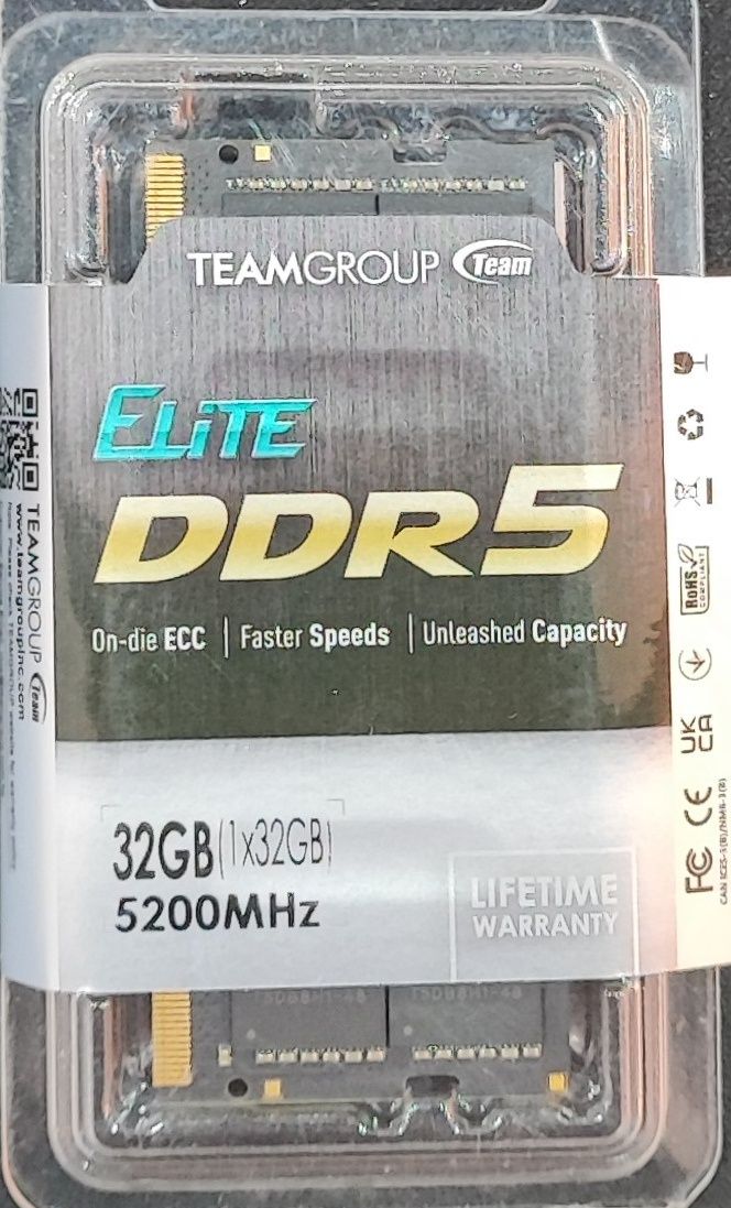 DDR5 32GB  5200 team group original