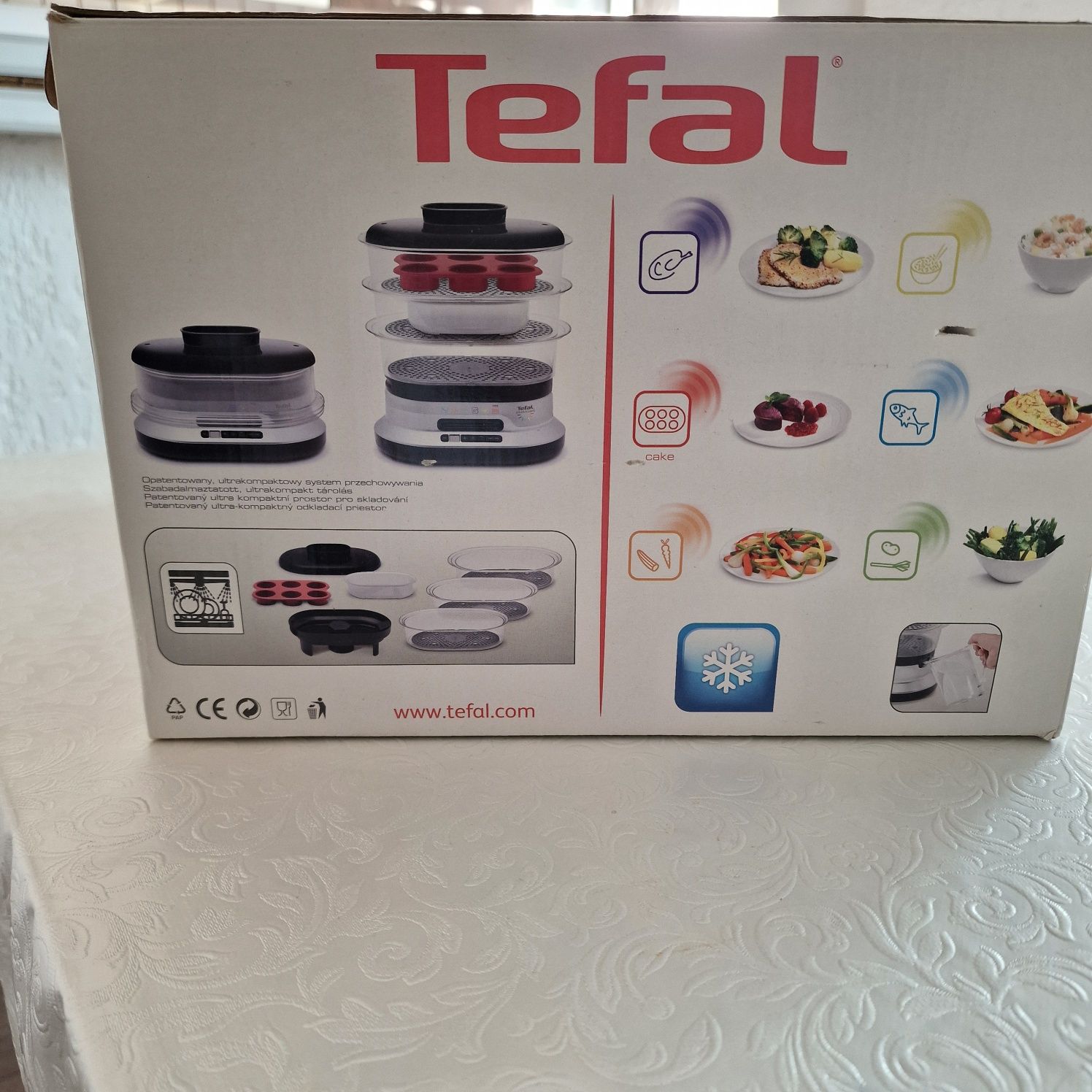 Уред за готвене на пара TEFAL