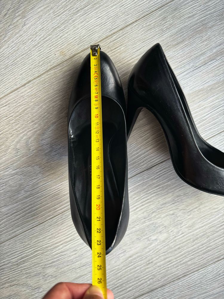 (Noi)Pantofi piele M:37, toc:8cm