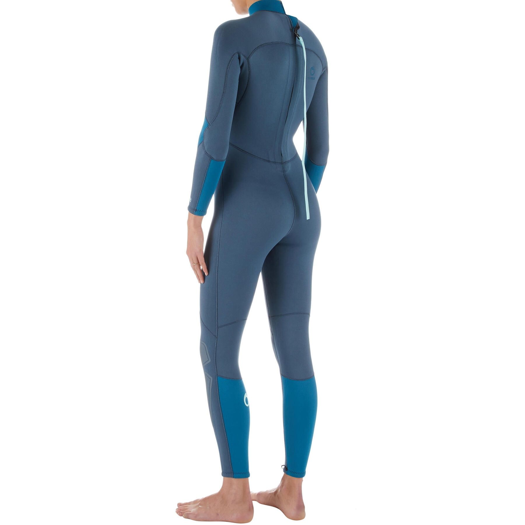 Combinezon scufundări,costum inot neopren 3mm,Gri închis,marime S
