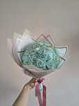 Buchet satin 19 trandafiri