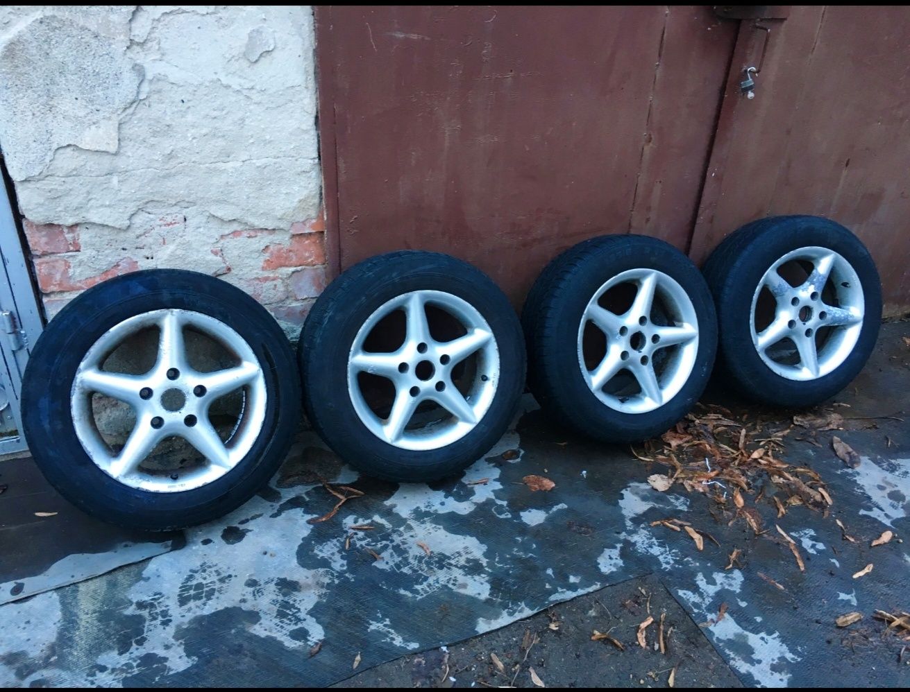 Set jante 15" Bmw, anvelope iarna 185 65 R15