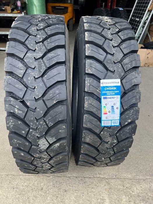 Cauciucuri radiale 315/80R22.5 noi de tractiune on/off pt camion MAN