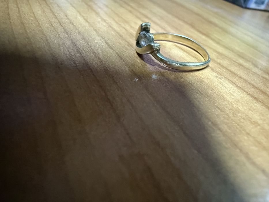 Inel aur 14 karate  marimea 20