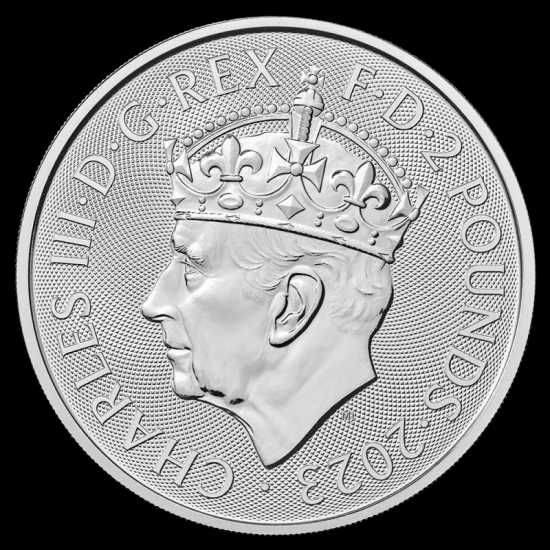 Сребърна монета "Коронация Чарлз" 1 OZ