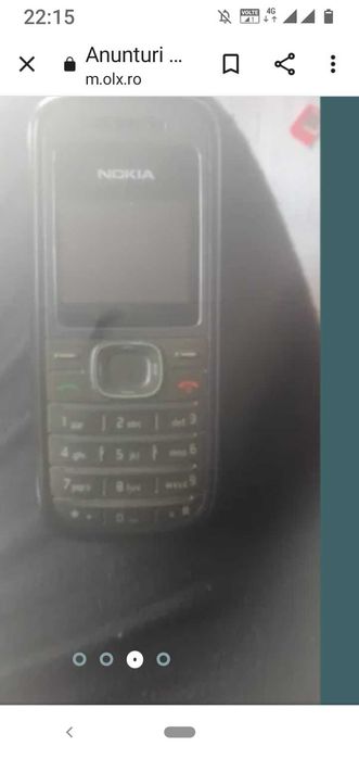Telefon de colecție Nokia 1208 perfect funcțional este aproape nou