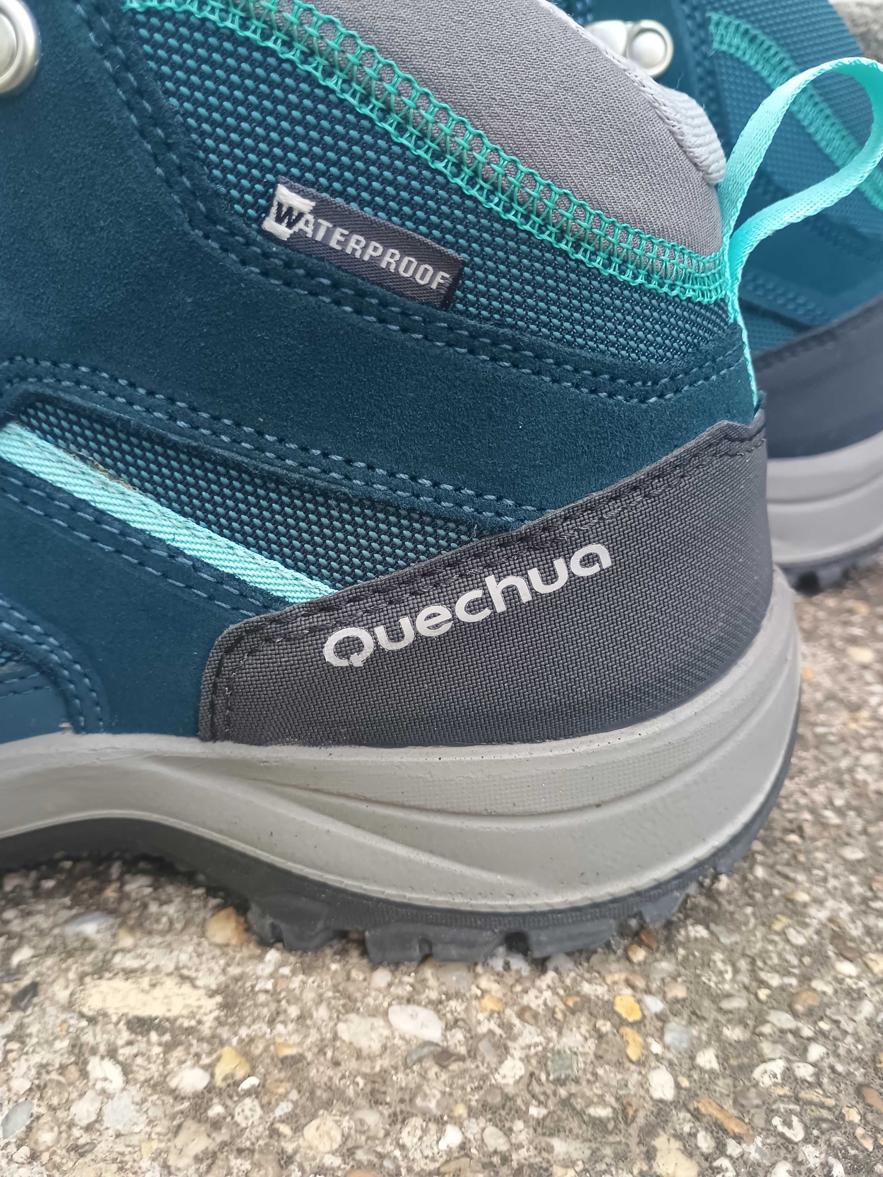 Туристически обувки Quechua - дамски, водонепромокаеми, нови, N 41