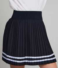 Школьная юбка плиссе черная ,  синяя