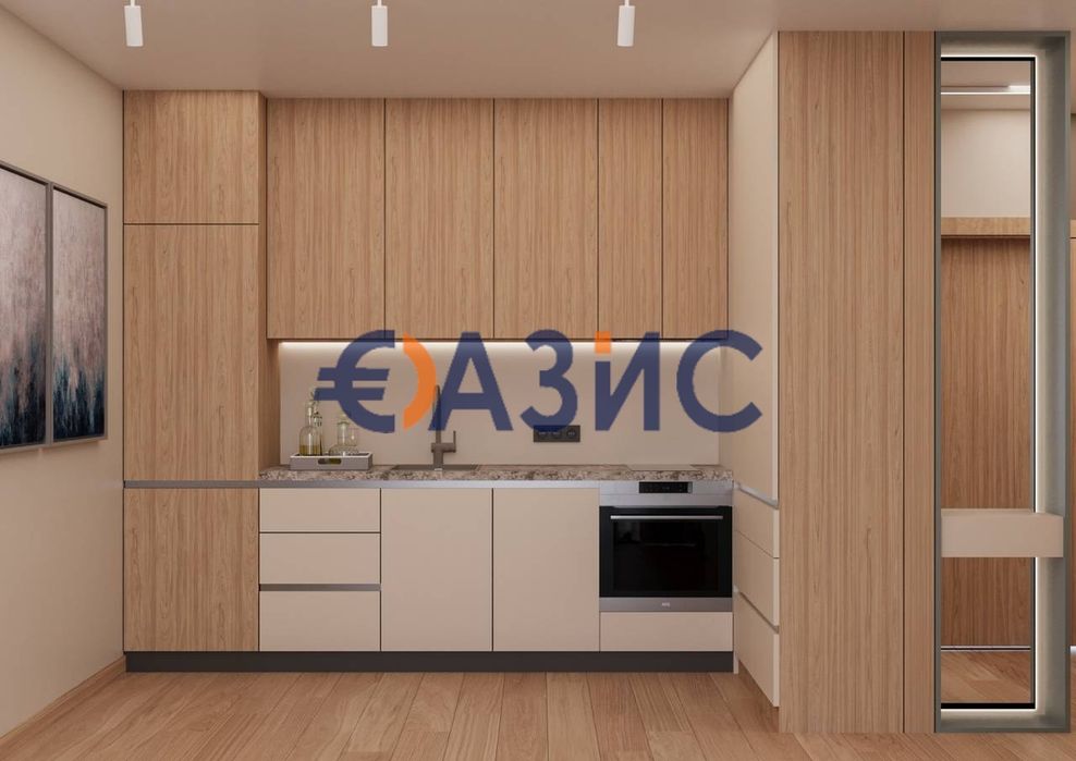 2-стаен апартамент на 3-ти етаж, комплекс Доменико, Свети Влас - 64.04