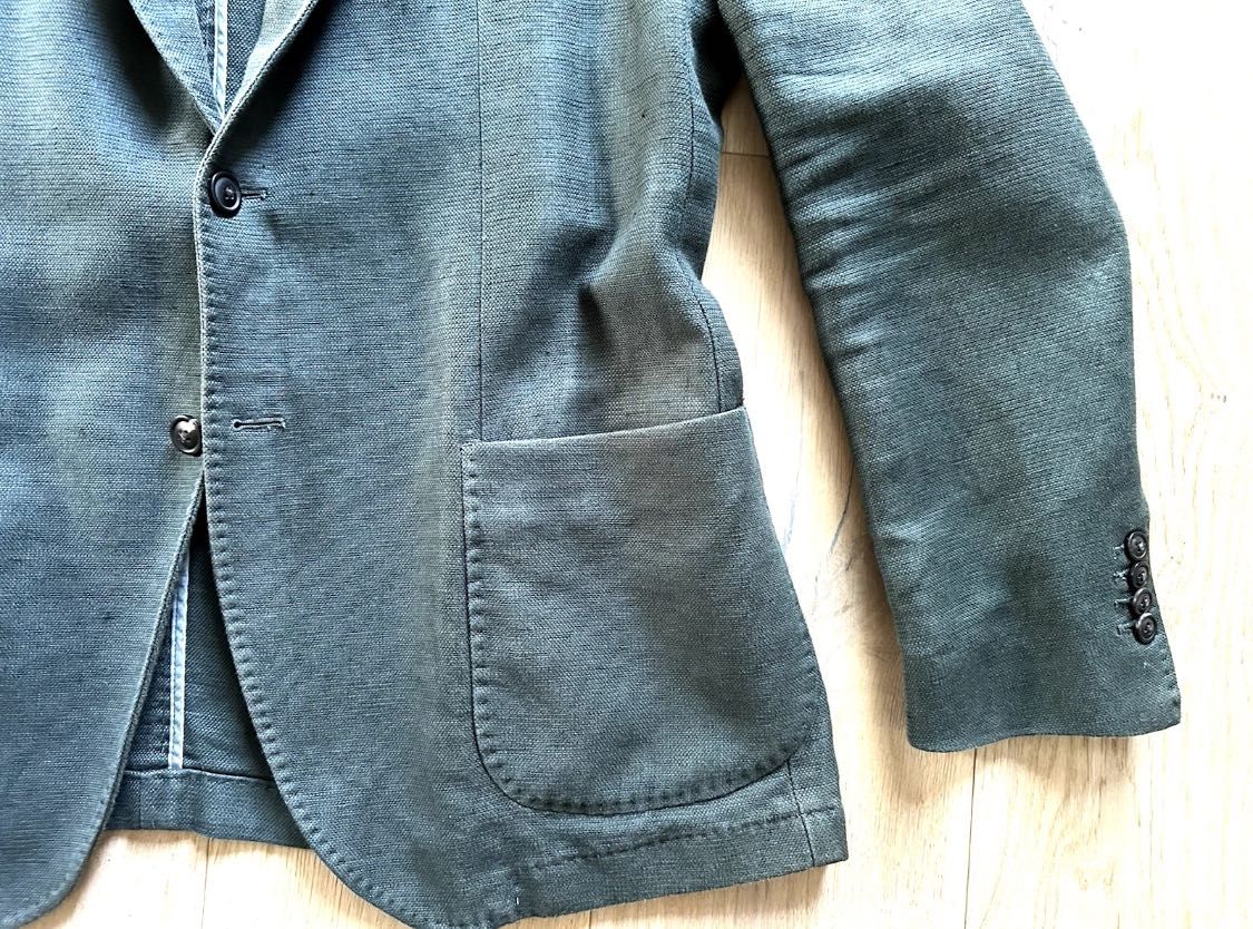Мъжко Сако Ленено Massimo Dutti 54