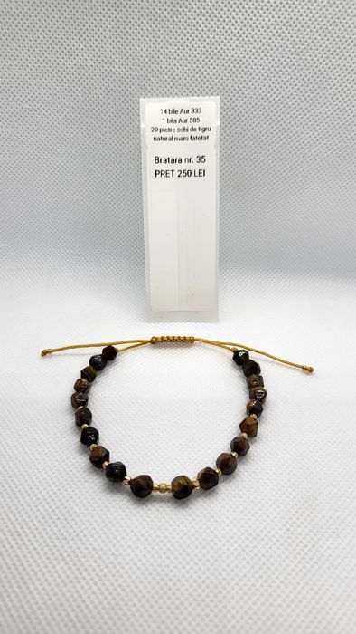 Bratari tip shamballa, cu pietre semipretioase, aur sau argint