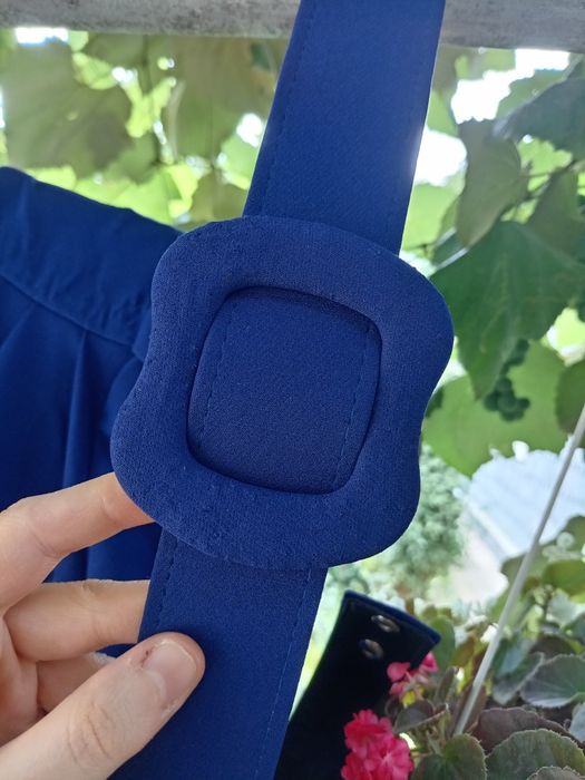 Rochie albastră midi APELLO nr. 42, nouă, preț fix