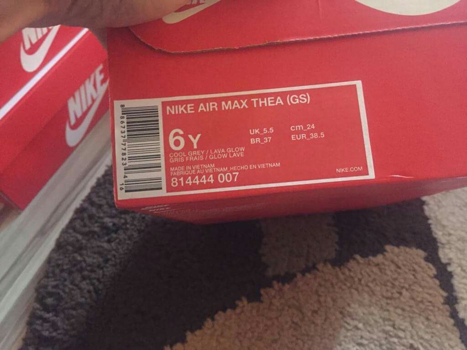 Air Max Thea 38/5  originali noi