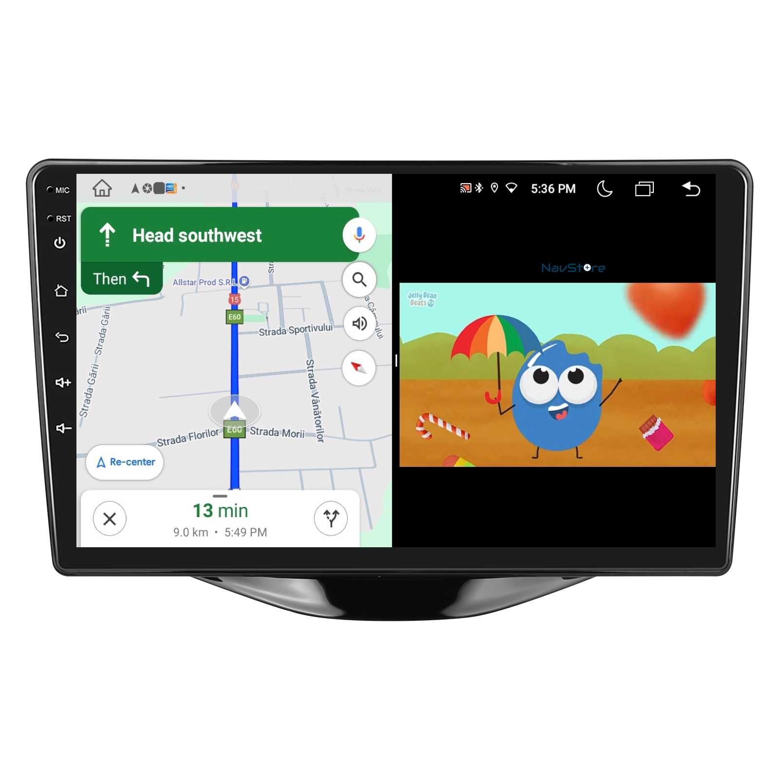 Navigatie Dedicata Peugeot 107/Citroen C1/Toyota Aygo (2014-2022)