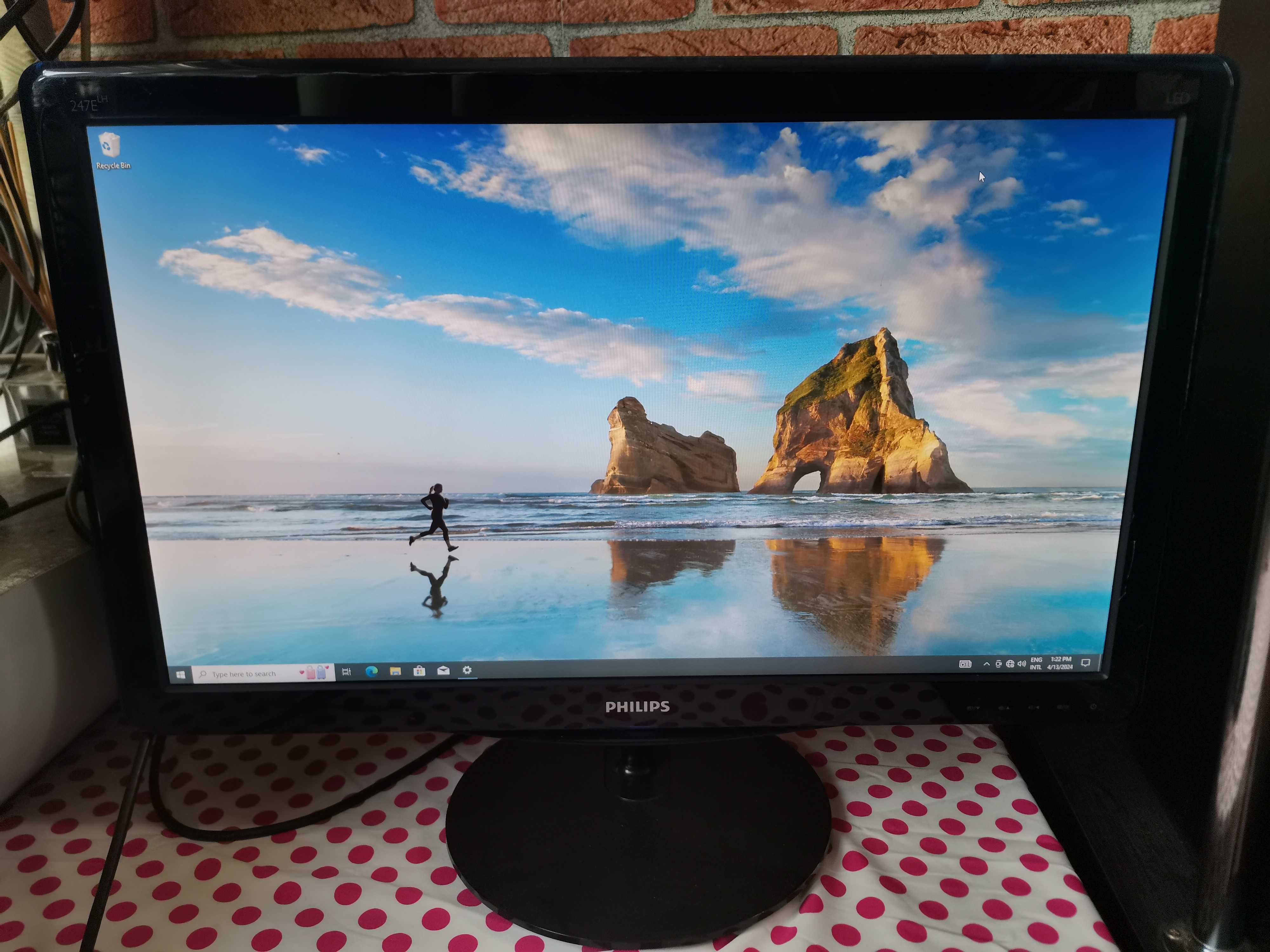 Monitor LED PLS Philips 247E3L 24 inch, Full HD, HDMI.