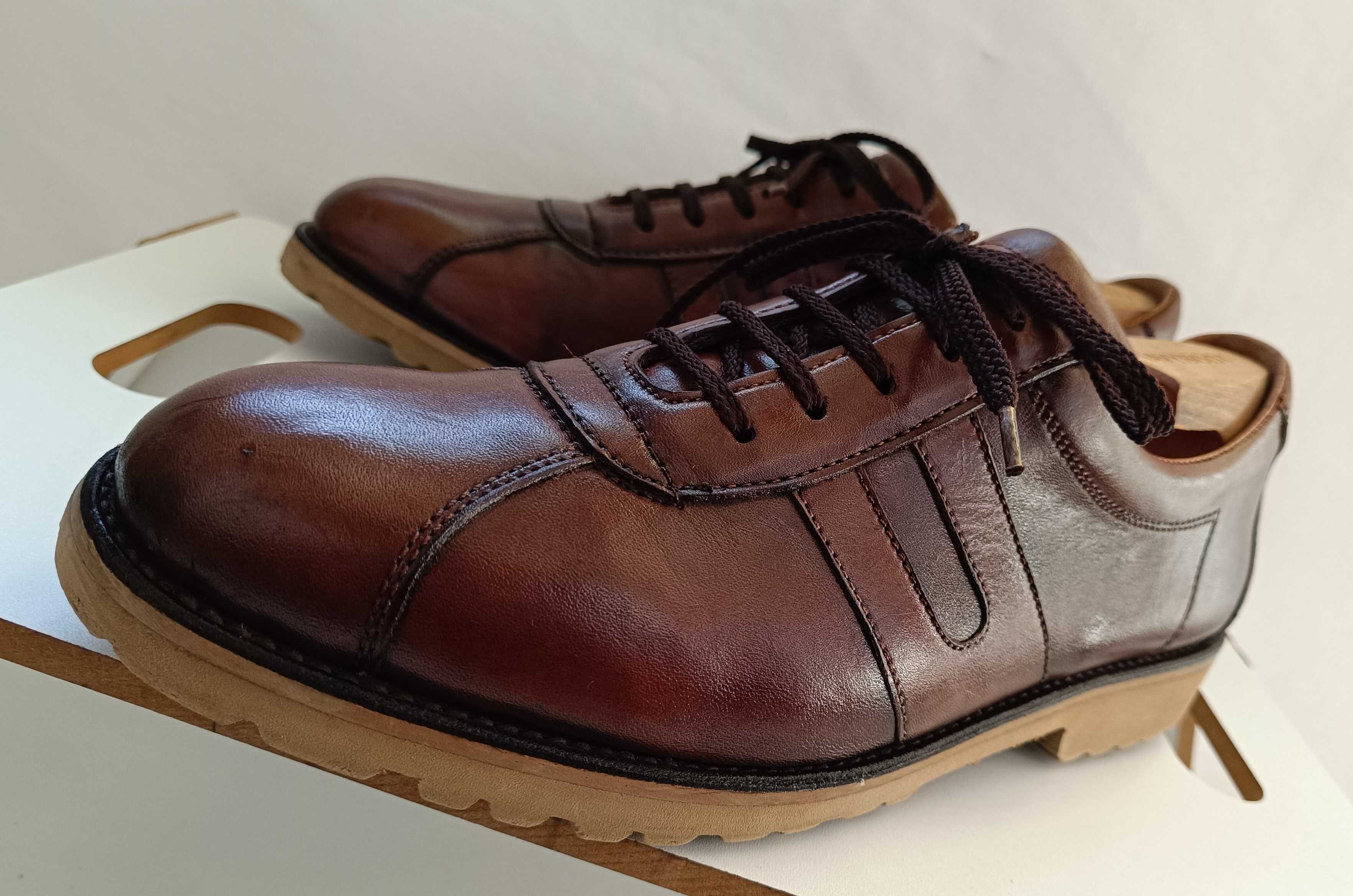 Pantofi casual 44 44.5 de lux lucrati manual Ludwig Reiter piele moale