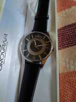 кварцов ръчен часовник Grovana 4411.1 със стъкло от сапфир