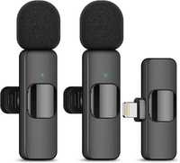 Set 2 lavaliere microfon wireless profesionale pentru telefon plugplay